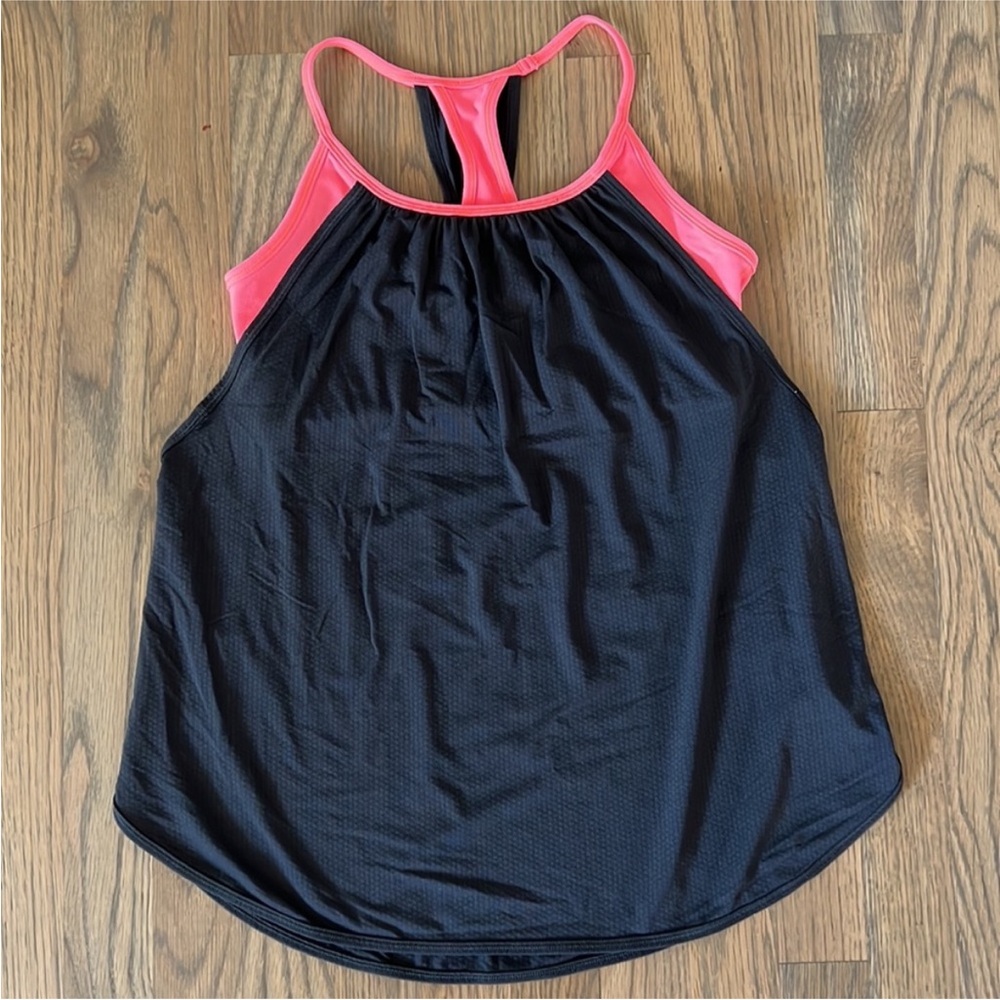 Lululemon Tank Top Bundle Sz 6 Women’s Turbo Tuck Me In Black Orange Gray Sporty - Picture 9 of 12